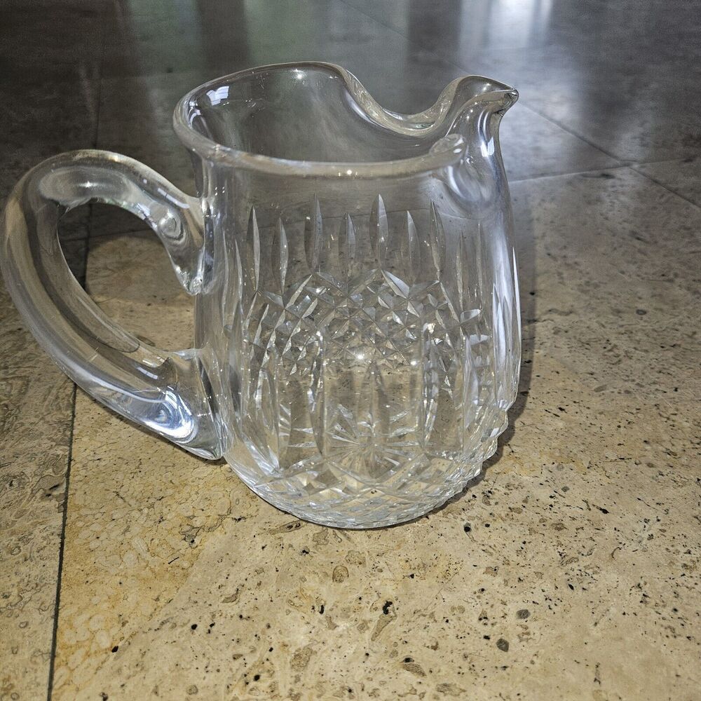 Waterford Crystal Giftware 6 1/8" Jug Pitcher With Ice Lip Ireland w/box